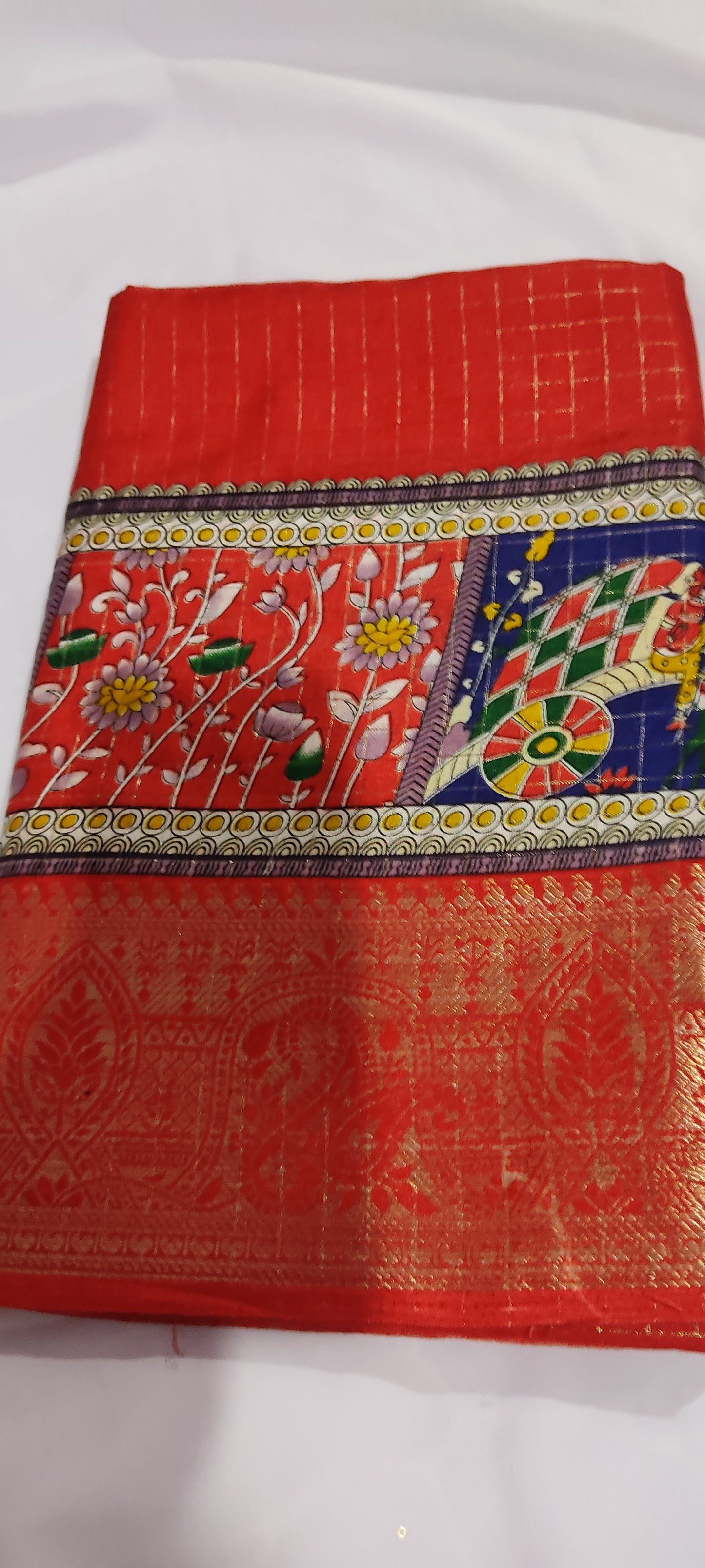 Kalamkari Printed Saree