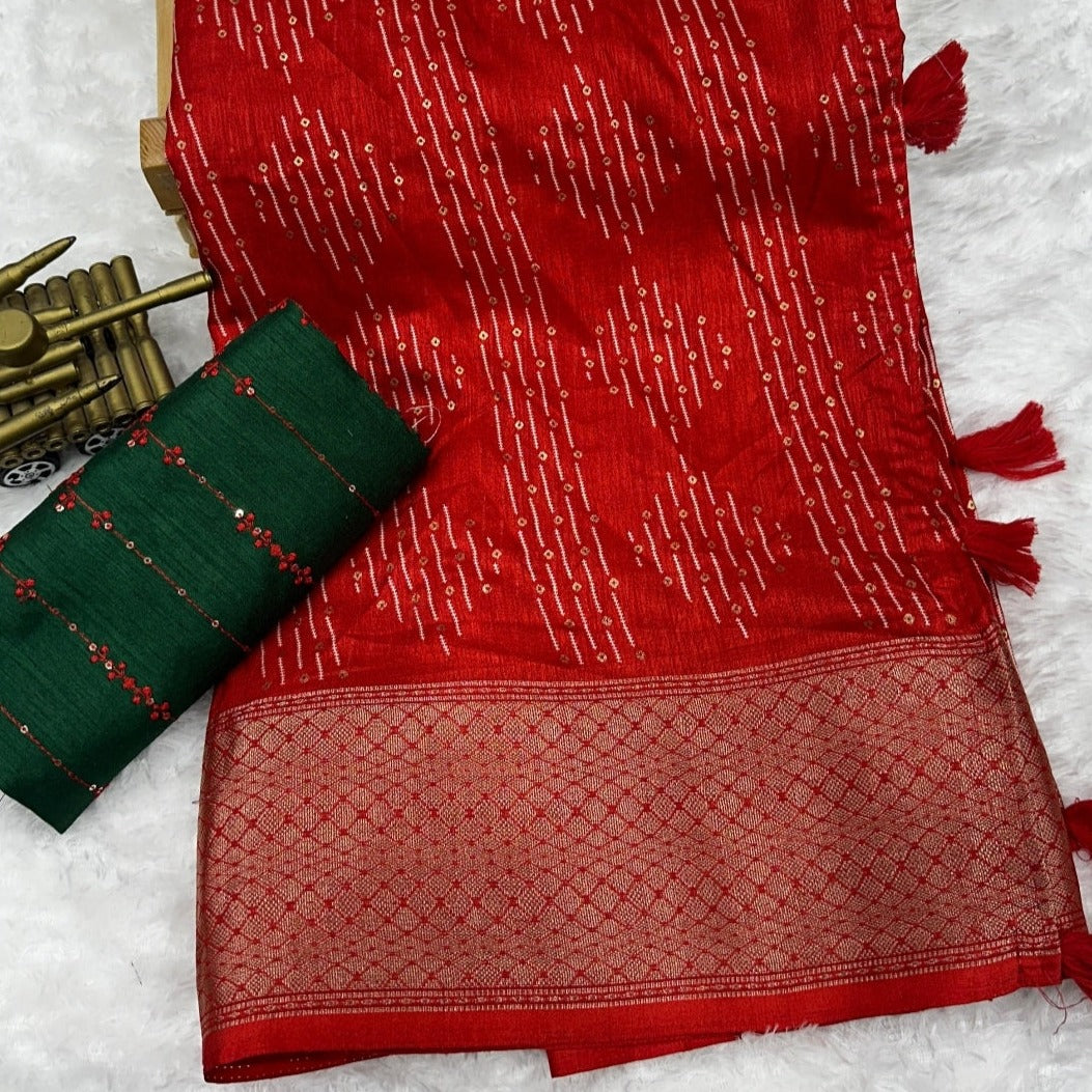 Muslin cotton Saree