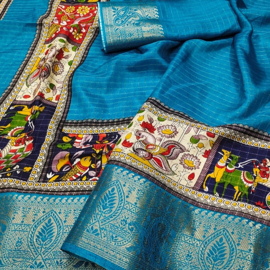 Kalamkari Printed Saree