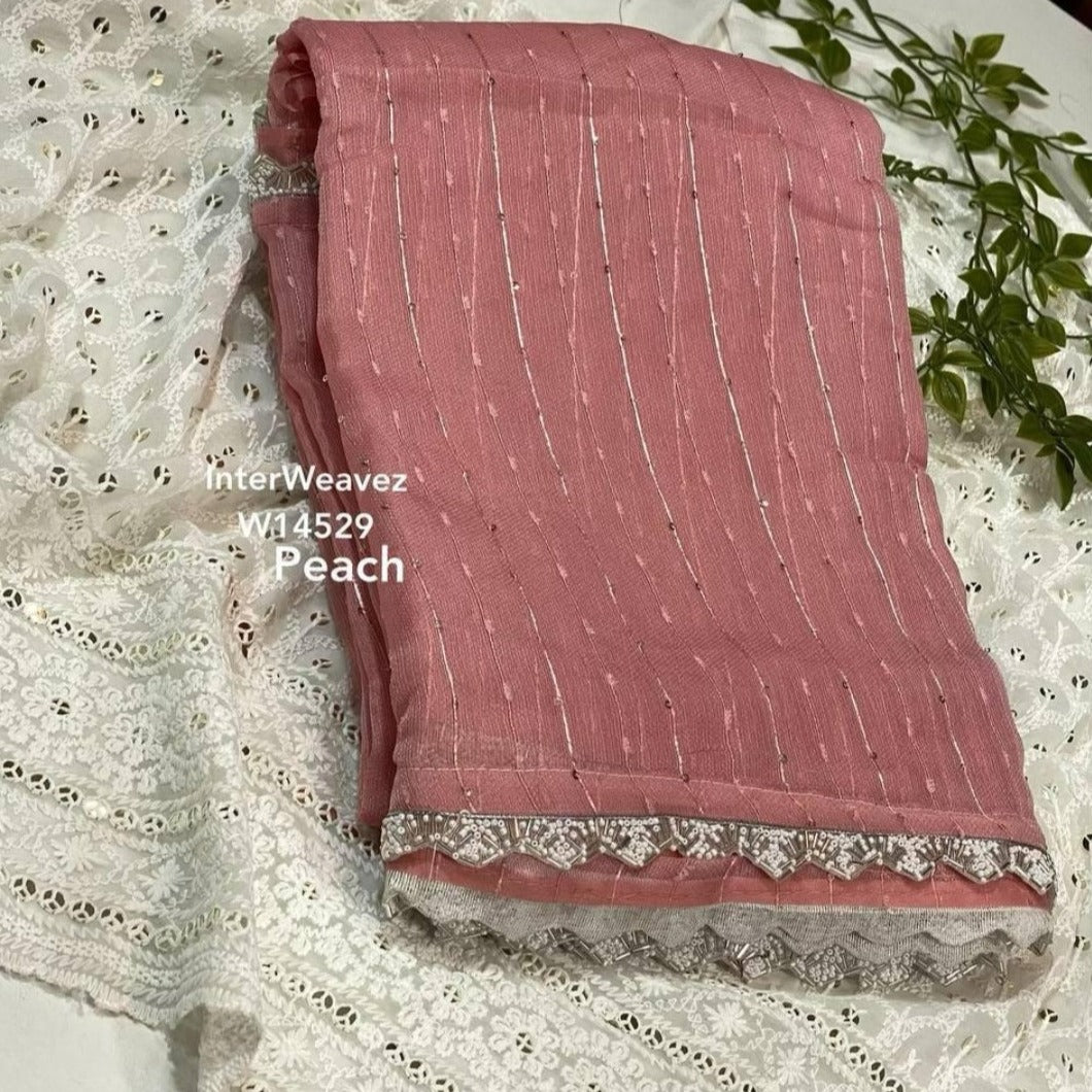 Kaddhi linen saree