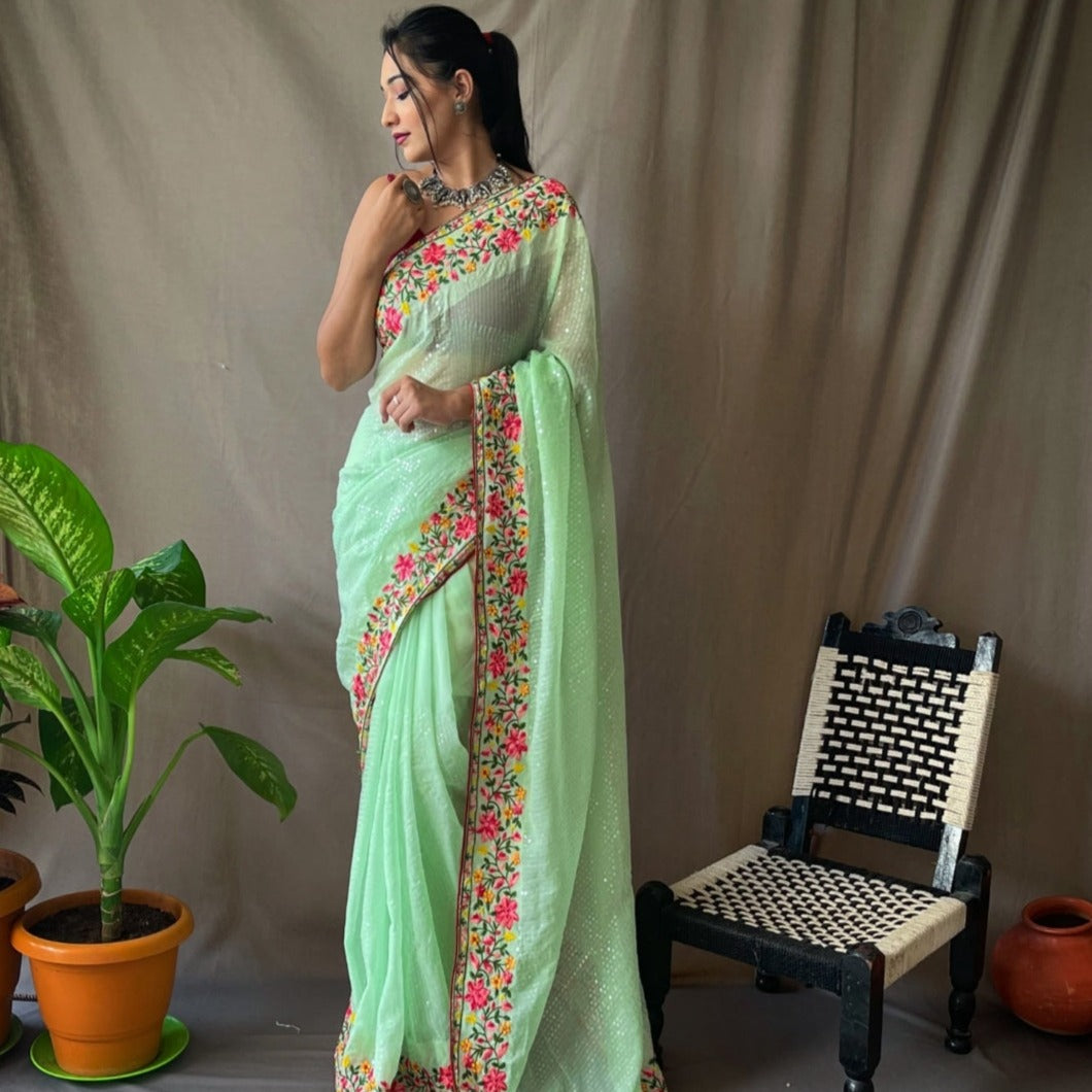 Georgette saree