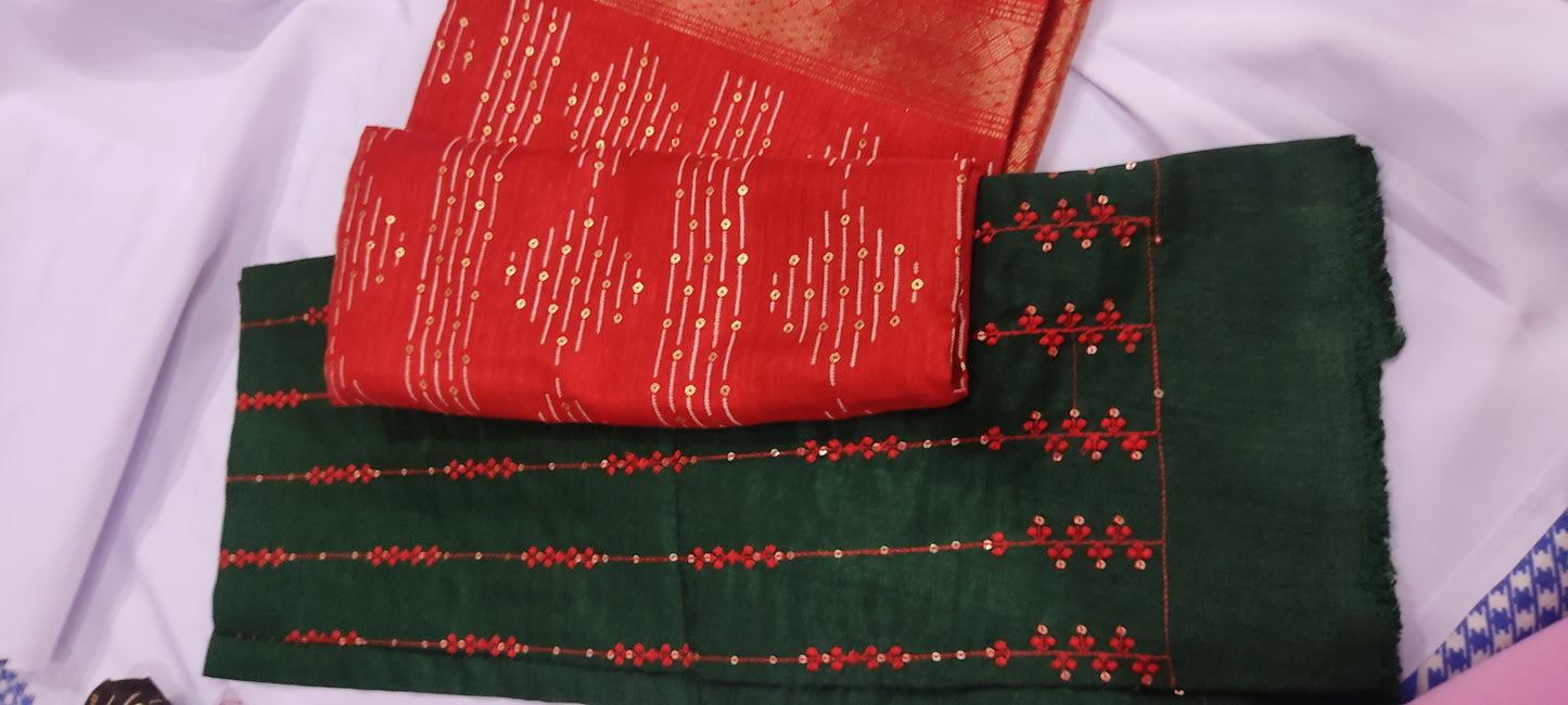 Muslin cotton Saree