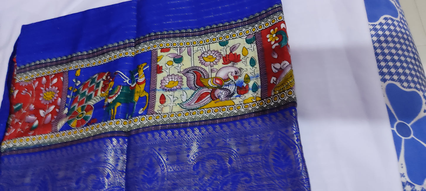 Kalamkari Printed Saree