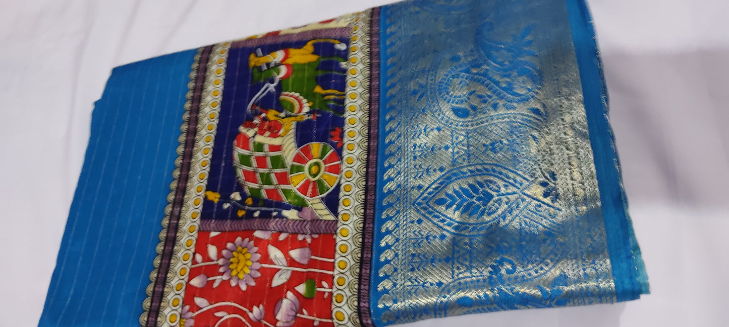 Kalamkari Printed Saree