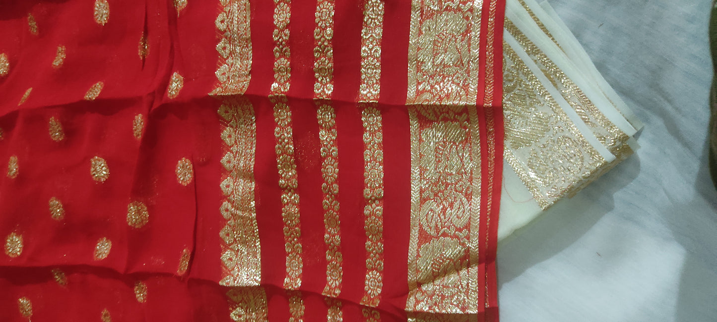 Viscose Georgette Saree